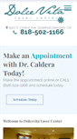 Mobile Screenshot of dolcevitalasercenter.com